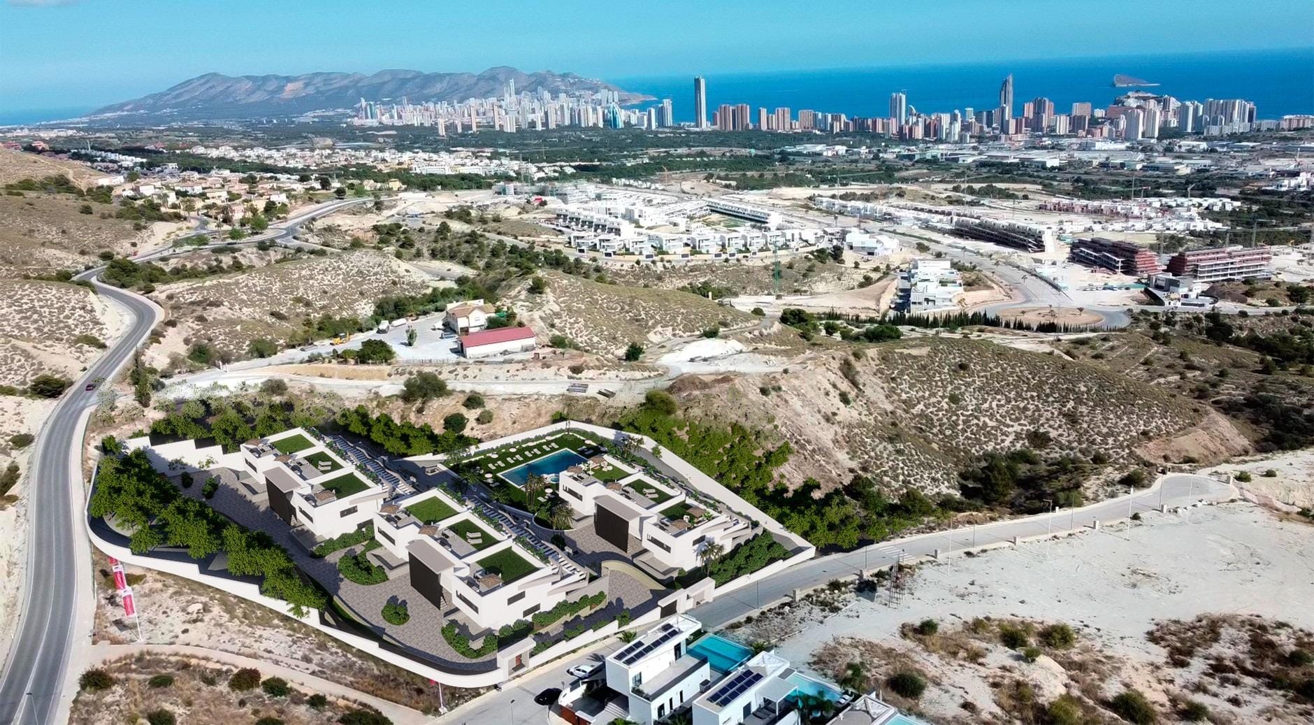 Exclusive Last Available Top Floor Bungalow with Solarium for Sale in Balcón de Finestrat, Costa Blanca