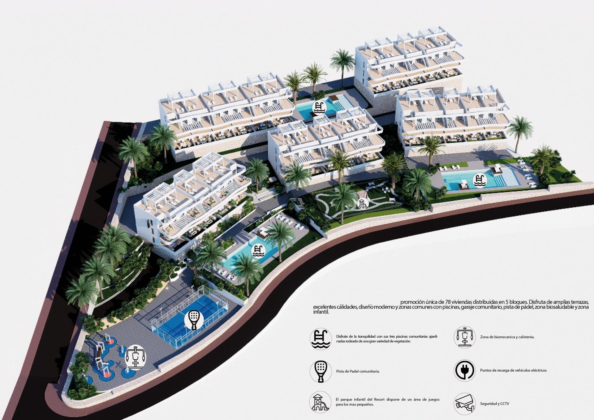 Contemporary New Build 2 Bedroom Apartment for Sale in Puig Campana Golf, Finestrat