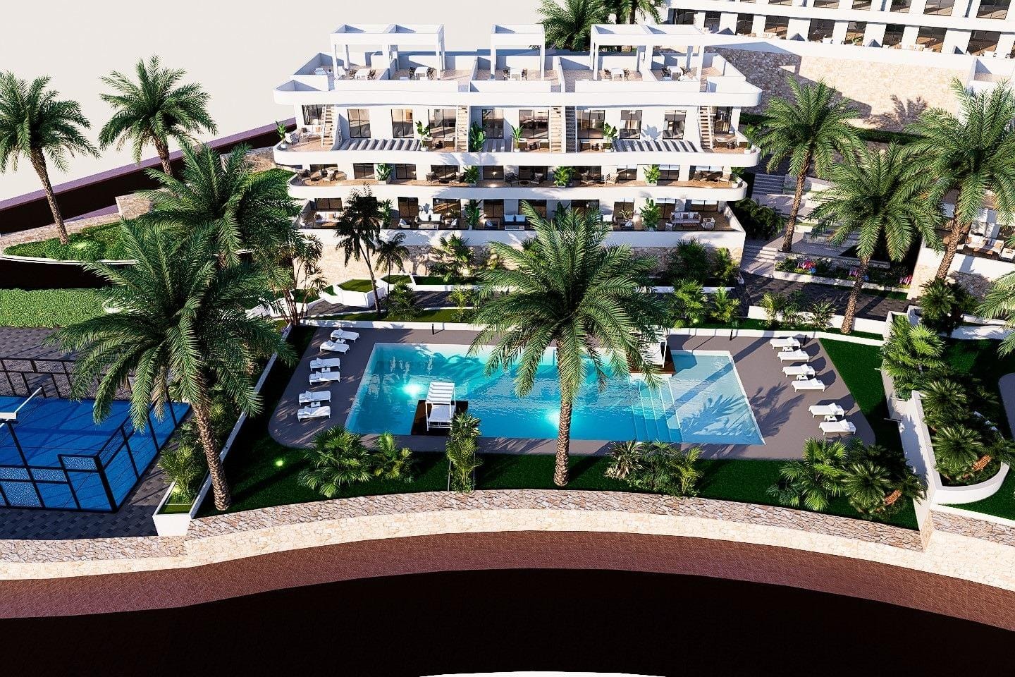Modern New Build 2 Bedroom Ground Floor Apartment with Garden for Sale in Puig Campana Golf, Finestrat