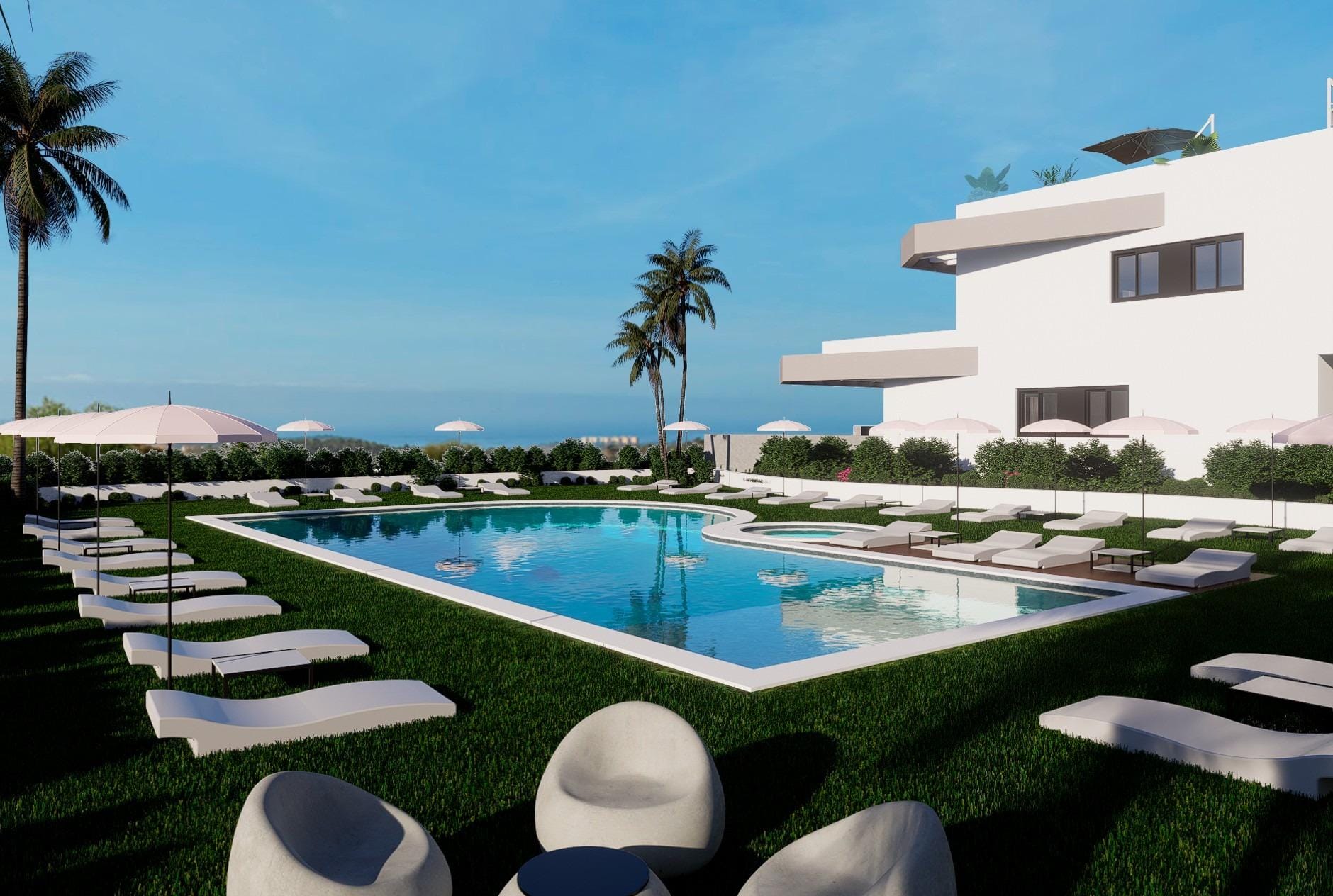 Exclusive Last Available Top Floor Bungalow with Solarium for Sale in Balcón de Finestrat, Costa Blanca