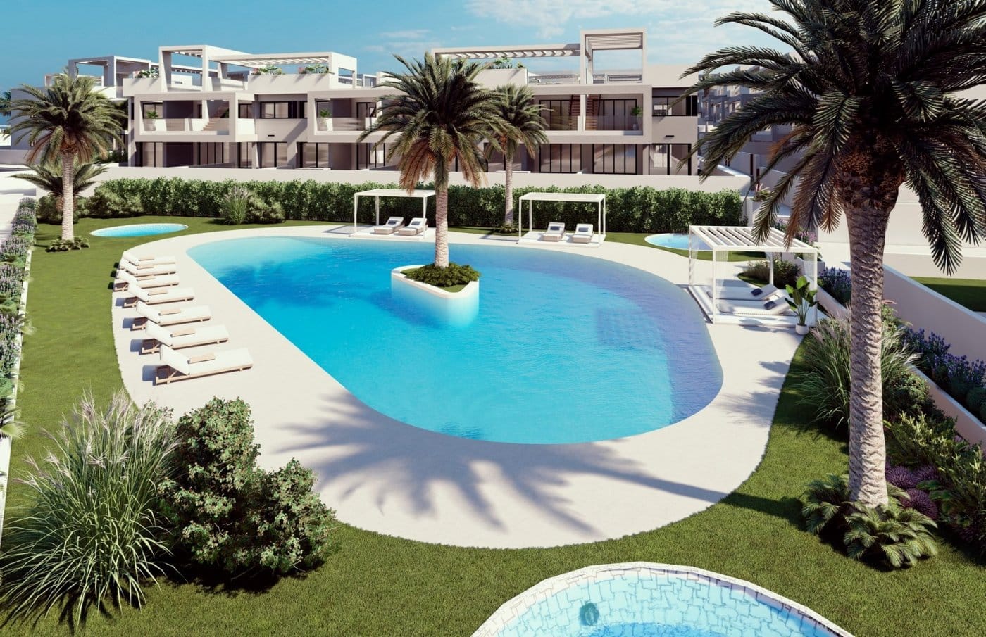 Key-Ready New Build 2 Bedroom Ground Floor Bungalow for Sale in Los Balcones, Torrevieja