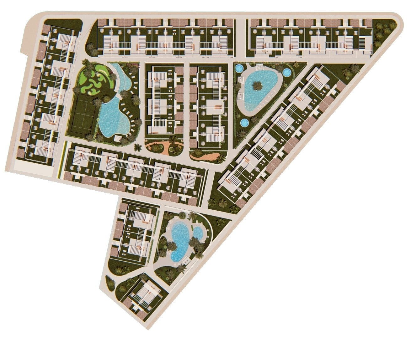 Key-Ready New Build 2 Bedroom Ground Floor Bungalow for Sale in Los Balcones, Torrevieja