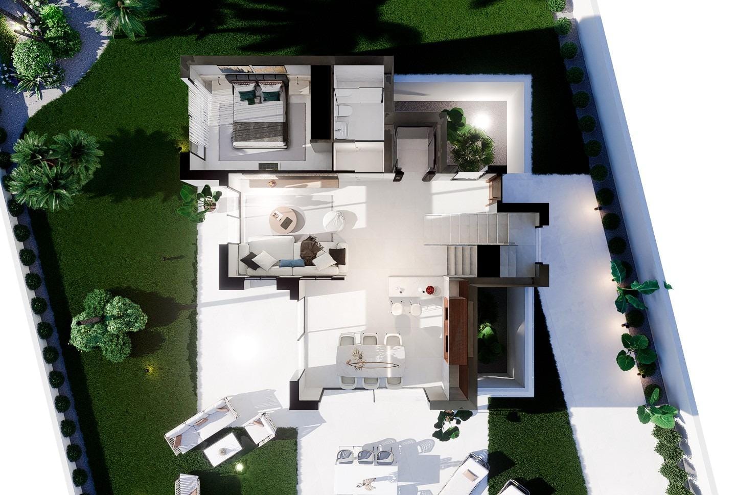 New Build 3 Bedroom Independent Villa with Private Pool and Solarium for Sale in Finestrat, Alicante