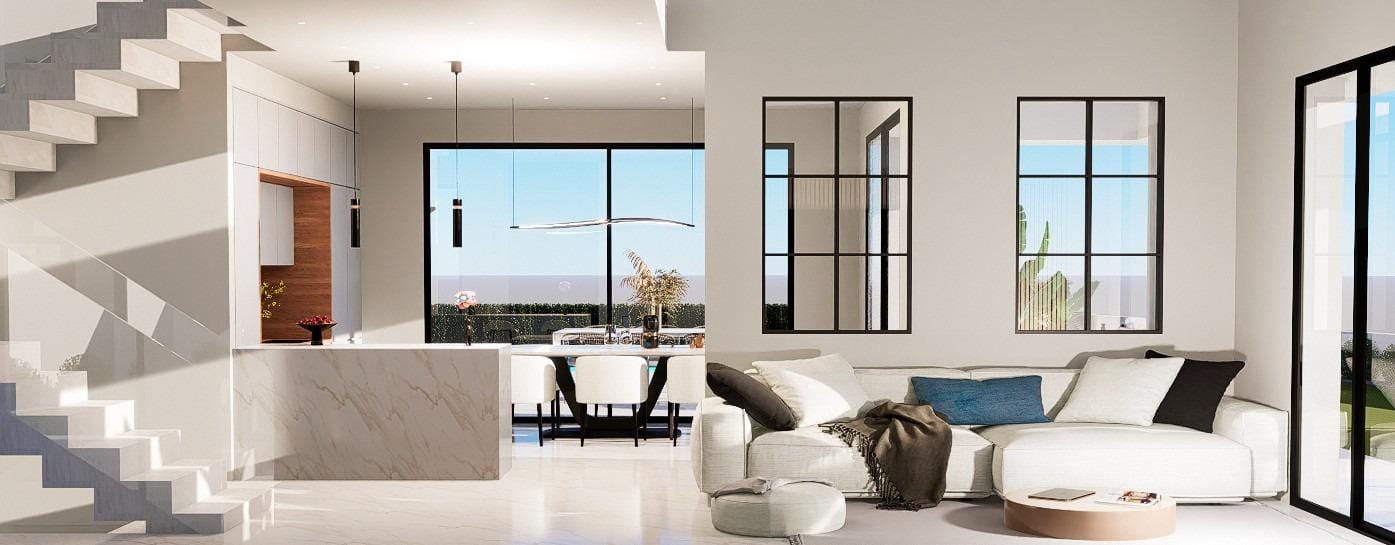 New Build 3 Bedroom Independent Villa with Private Pool and Solarium for Sale in Finestrat, Alicante