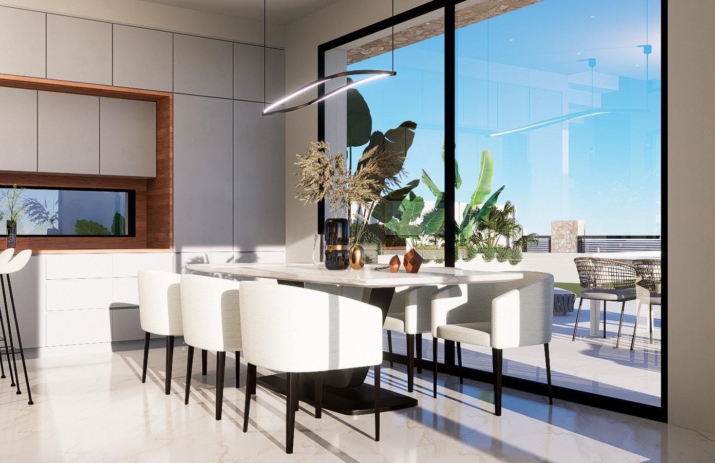 New Build 3 Bedroom Independent Villa with Private Pool and Solarium for Sale in Finestrat, Alicante