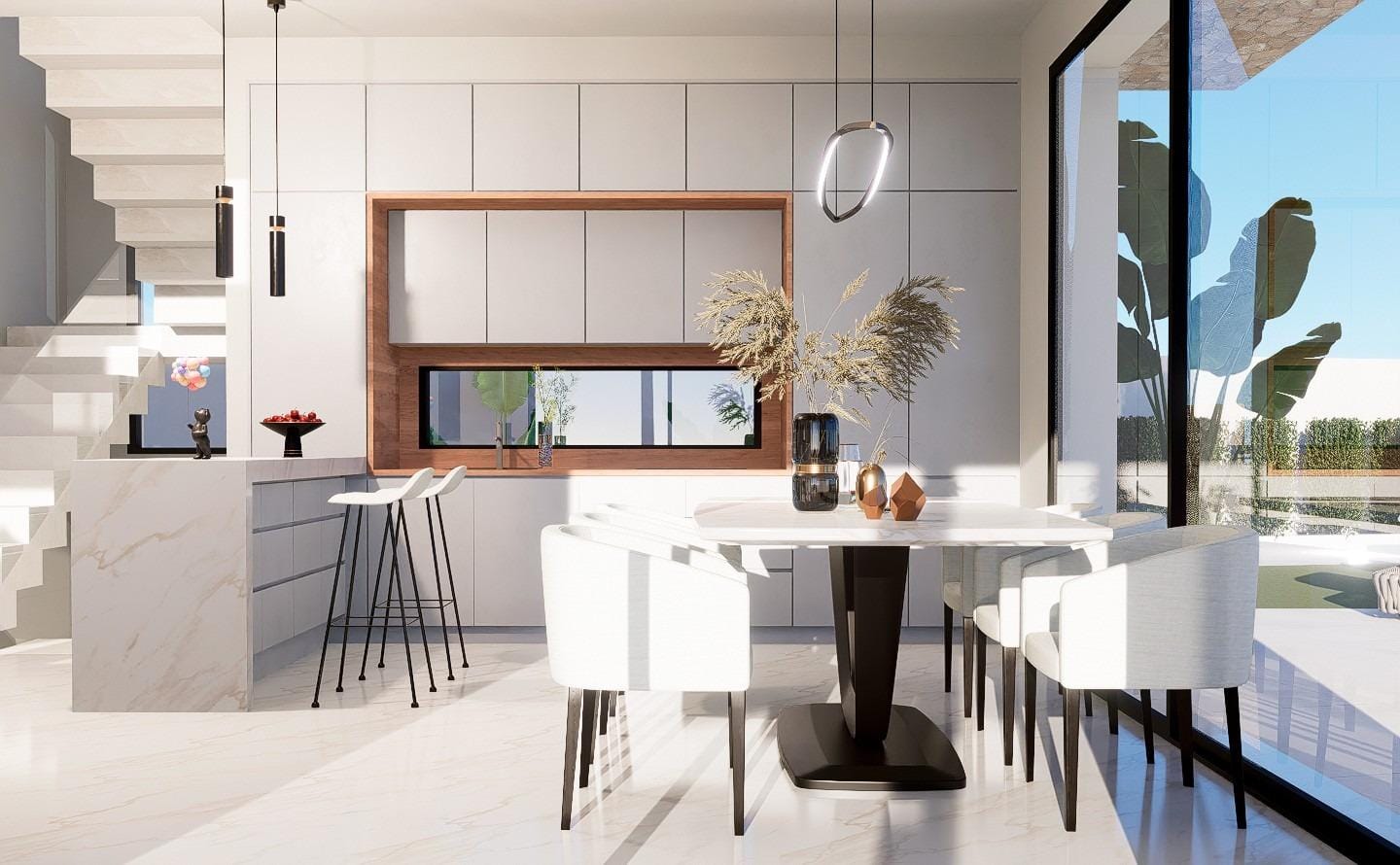New Build 3 Bedroom Independent Villa with Private Pool and Solarium for Sale in Finestrat, Alicante