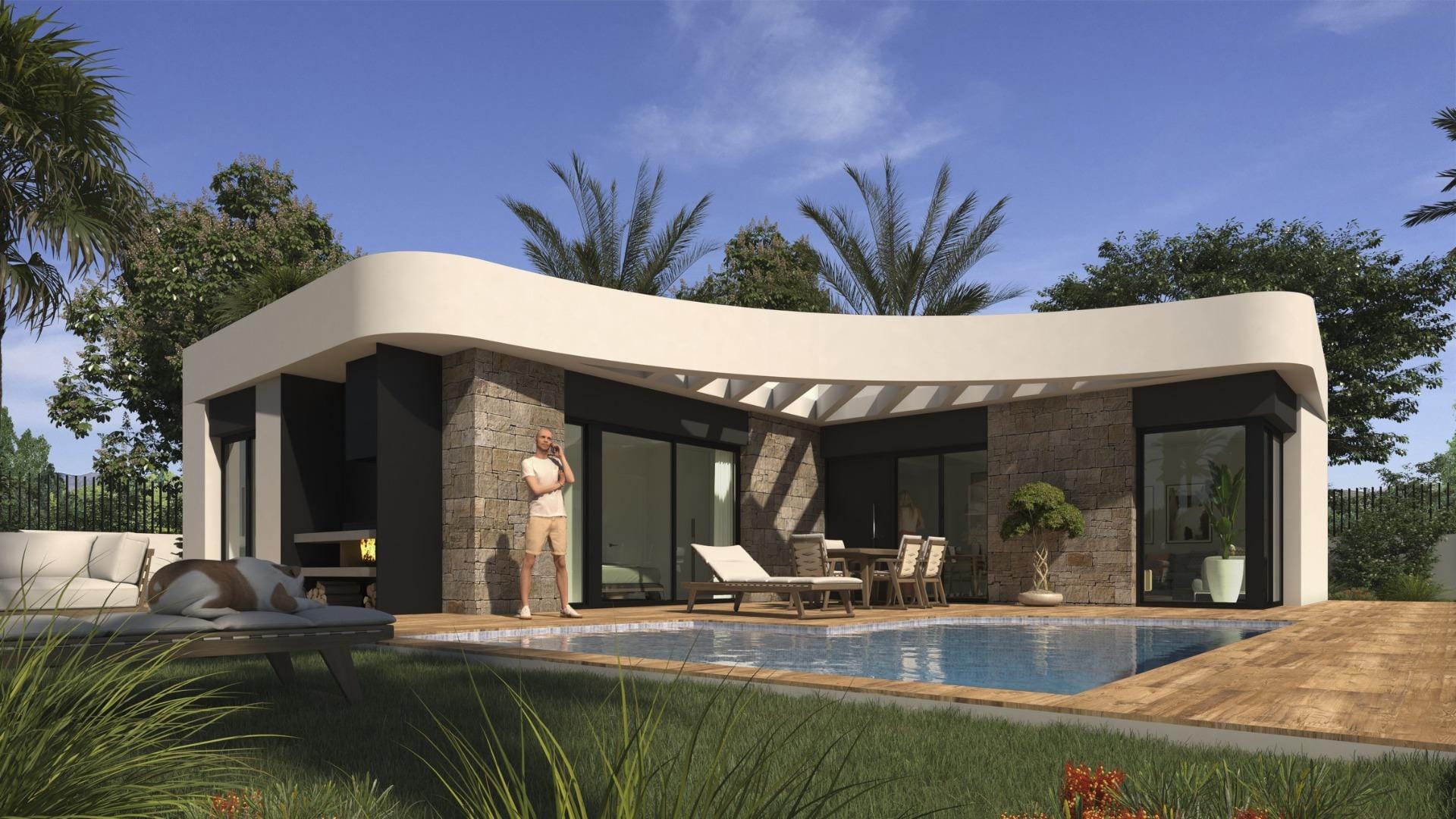 NEW-BUILD-VILLAS-IN-LOS-MONTESINOS-3 Key-Ready New Build Single-Storey Villa with Private Pool for Sale in Los Montesinos, Costa Blanca