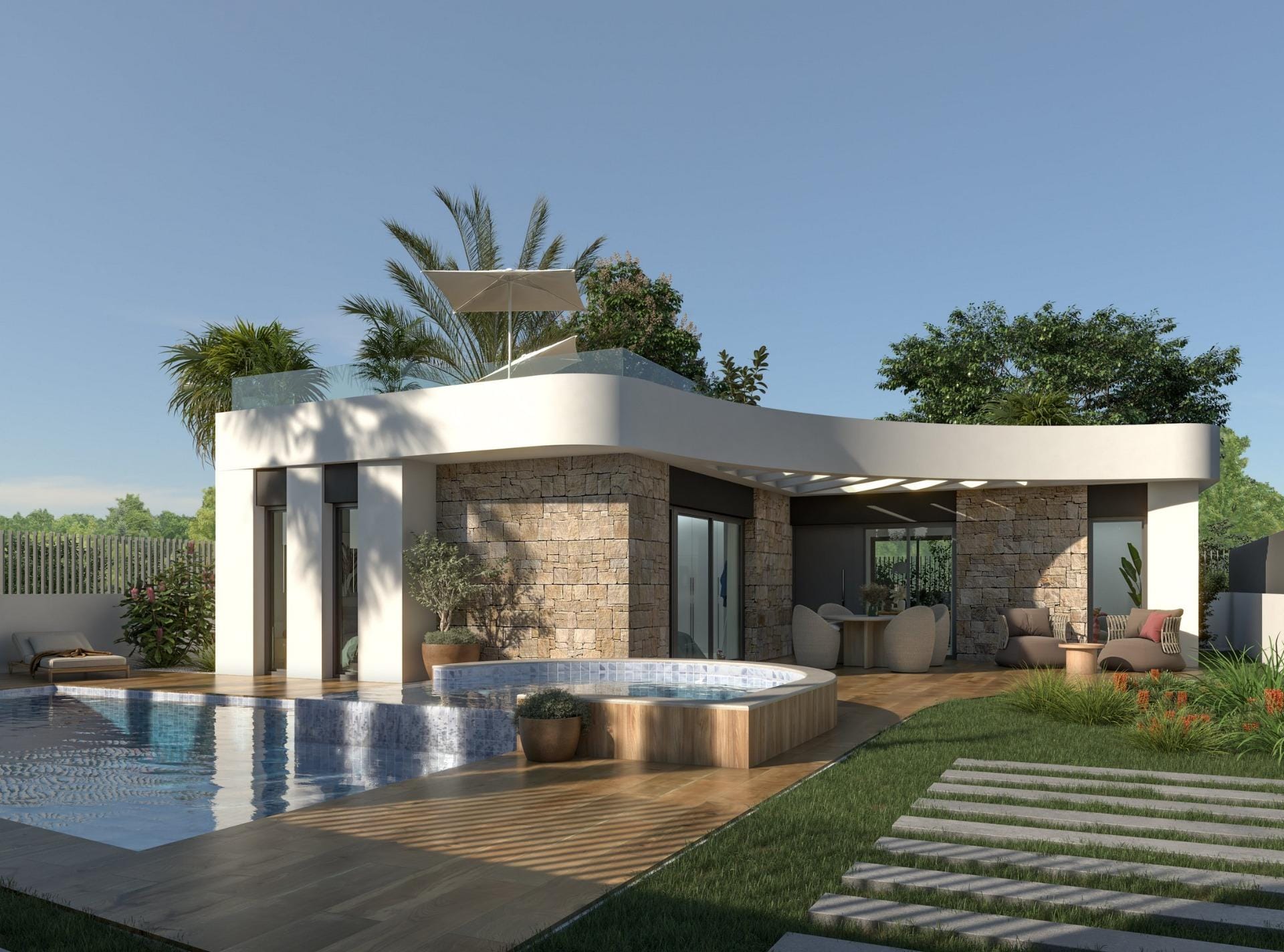 NEW BUILD VILLAS IN LOS MONTESINOS in La Herrada