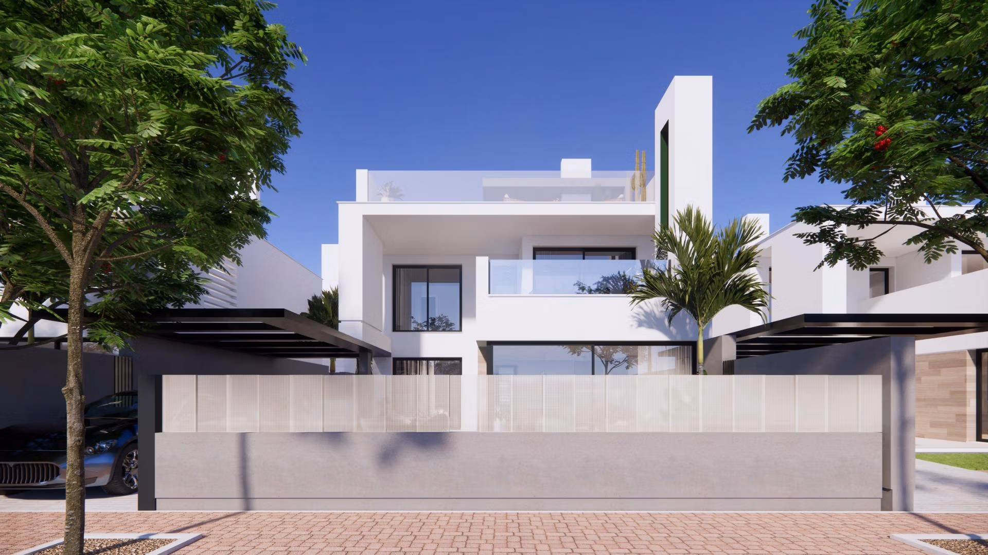 Villas de nueva construcción con sótano en venta en Santa Rosalia Lake & Life Resort, Murcia