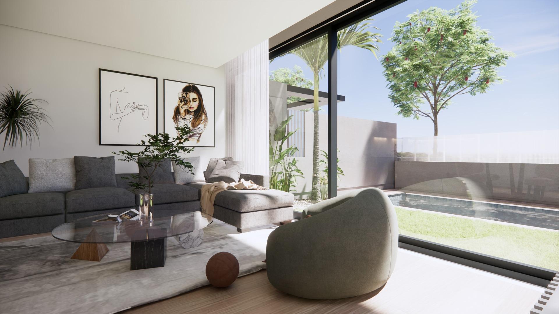 New Build Villas with Basement for Sale in Santa Rosalia Lake & Life Resort, Murcia