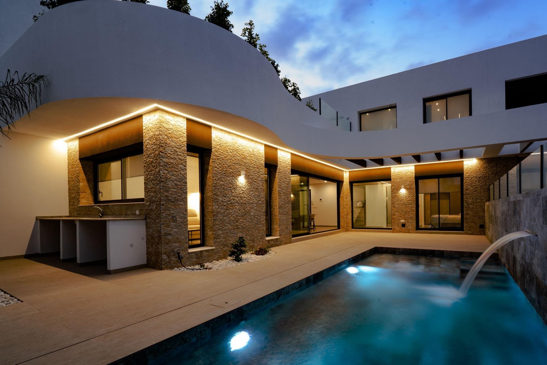 NEW-BUILD-VILLAS-NEAR-ROJALES-19 Modern New Build 4 Bedroom Corner Villa with Private Pool for Sale near Rojales, Costa Blanca