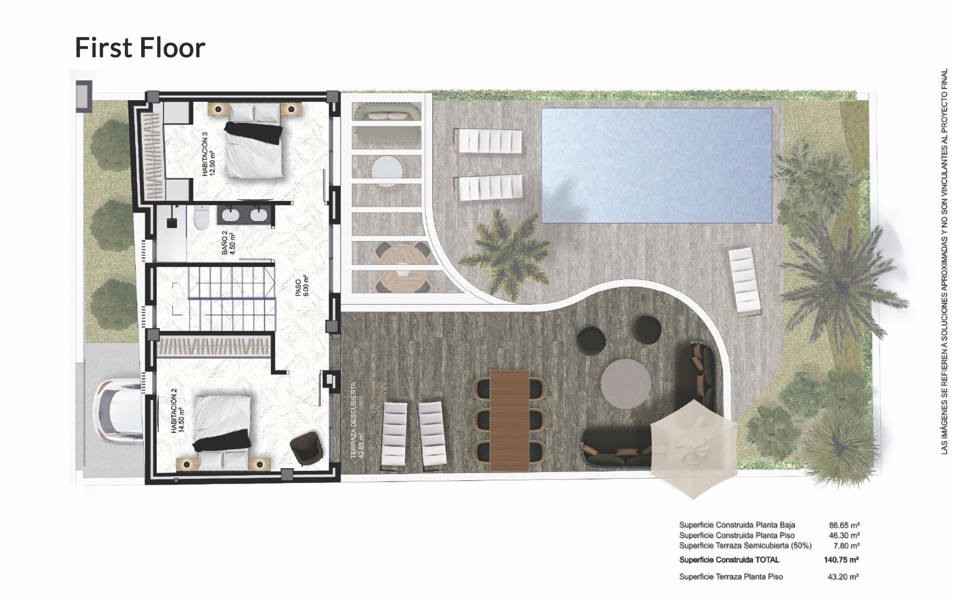 NEW-BUILD-VILLAS-NEAR-ROJALES-28 Modern New Build 4 Bedroom Corner Villa with Private Pool for Sale near Rojales, Costa Blanca