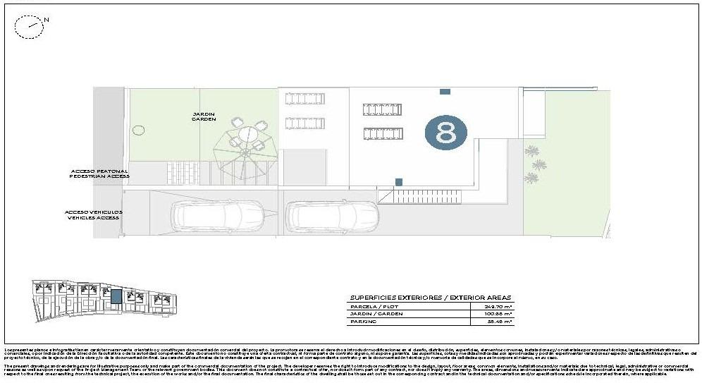 New Build Semi-Detached Villas for Sale in Corvera Hills Golf, Murcia