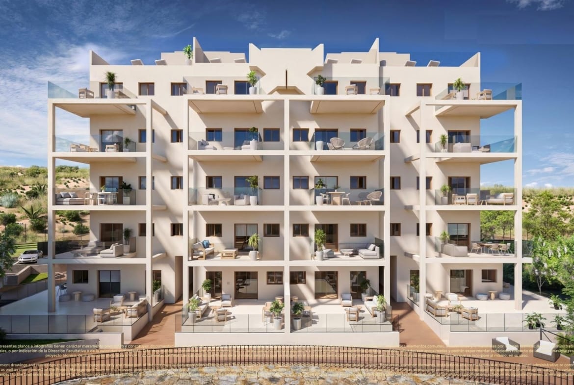 New Build 2 and 3 bedroom Apartments for Sale in Corvera Hills Golf, Murcia, Spain