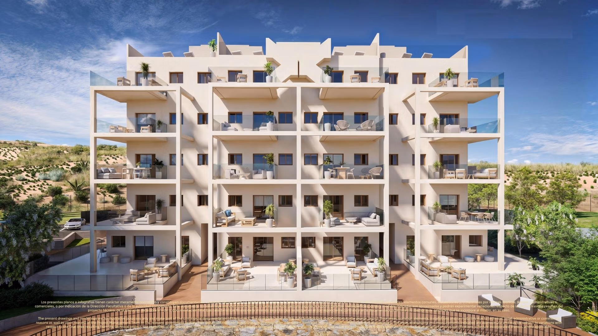 New-Build-Apartments-and-Semi-Detached-Villas-in-Corvera-Hills-Golf-Murcia-15 New Build 2 and 3 bedroom Apartments for Sale in Corvera Hills Golf, Murcia, Spain
