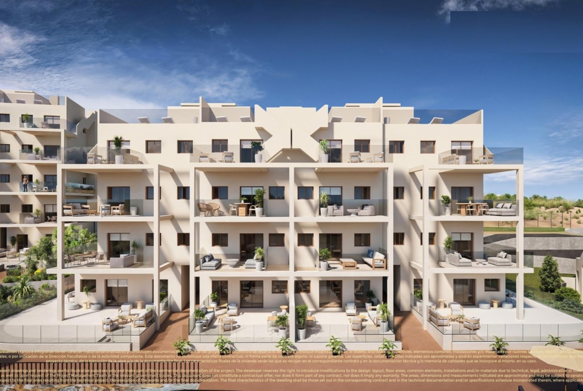 New Build 3 bedroom Penthouse Apartments for Sale in Corvera Hills Golf, Murcia