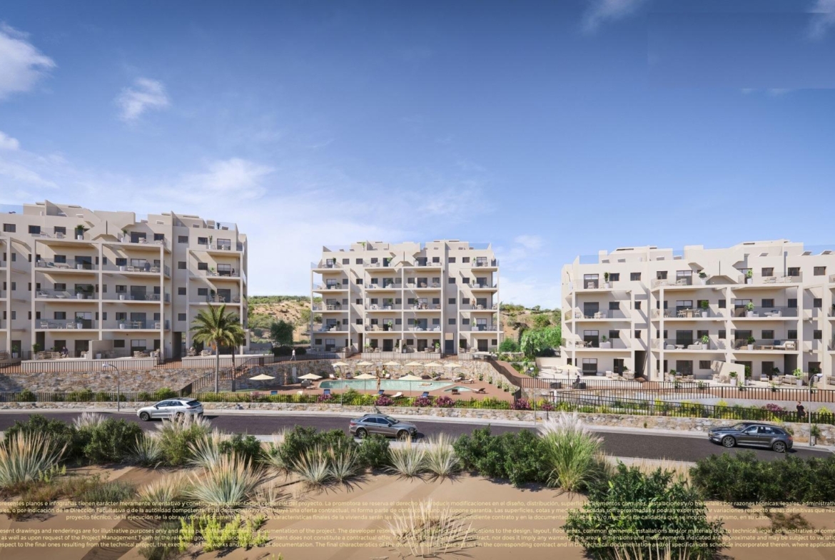 New Build 2 bedroom Penthouse Apartments for Sale in Corvera Hills Golf, Murcia