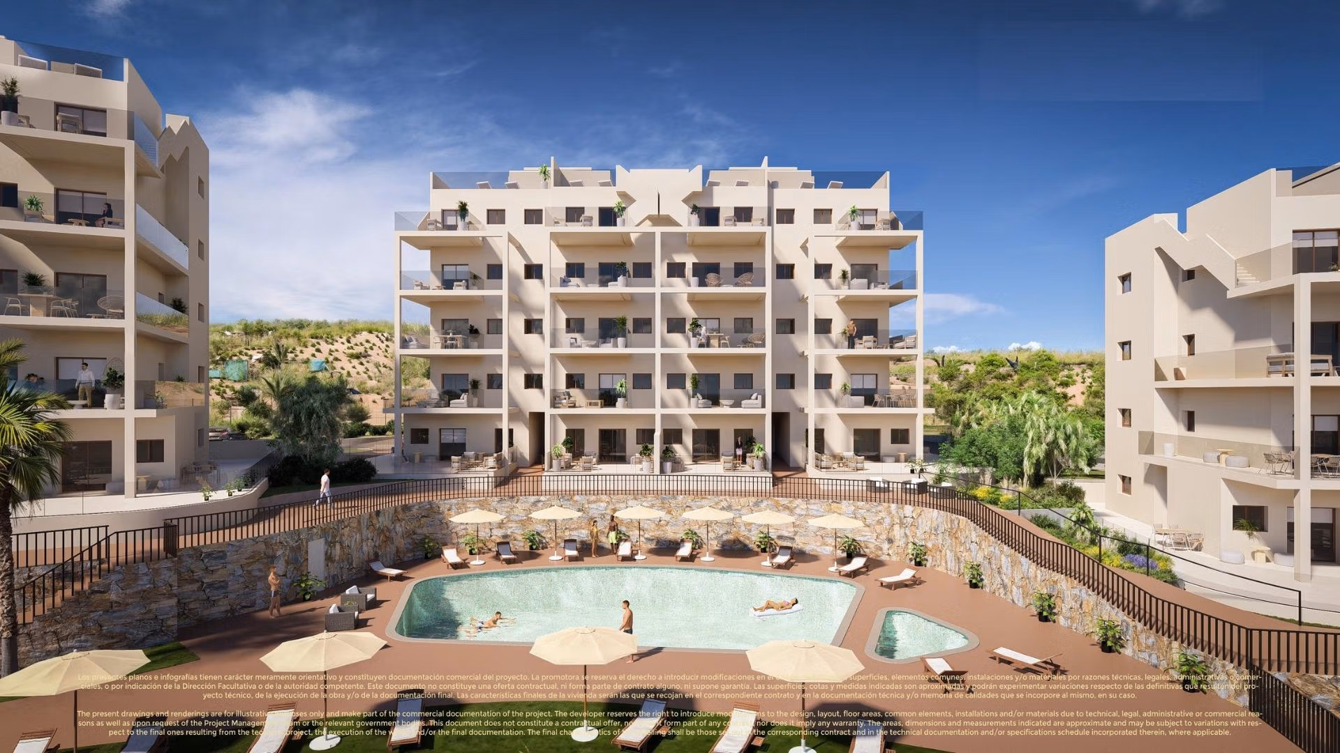 New-Build-Apartments-and-Semi-Detached-Villas-in-Corvera-Hills-Golf-Murcia-2 New Build 2 and 3 bedroom Apartments for Sale in Corvera Hills Golf, Murcia, Spain