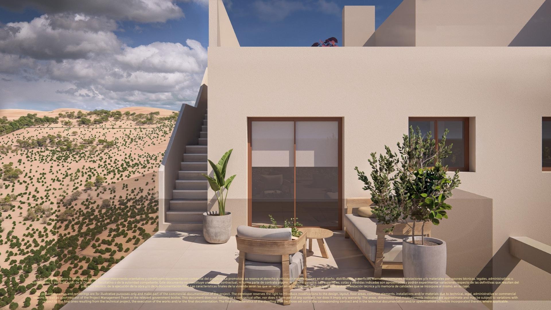 New Build Semi-Detached Villas for Sale in Corvera Hills Golf, Murcia