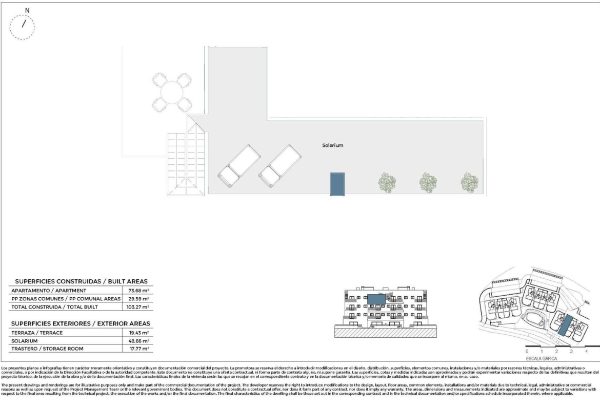 New Build 2 bedroom Penthouse Apartments for Sale in Corvera Hills Golf, Murcia