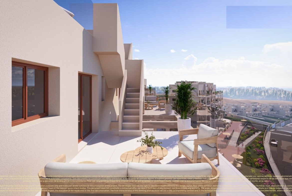 New Build 3 bedroom Apartments for Sale in Corvera Hills Golf, Murcia