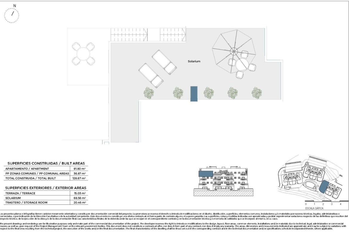 New Build 3 bedroom Penthouse Apartments for Sale in Corvera Hills Golf, Murcia