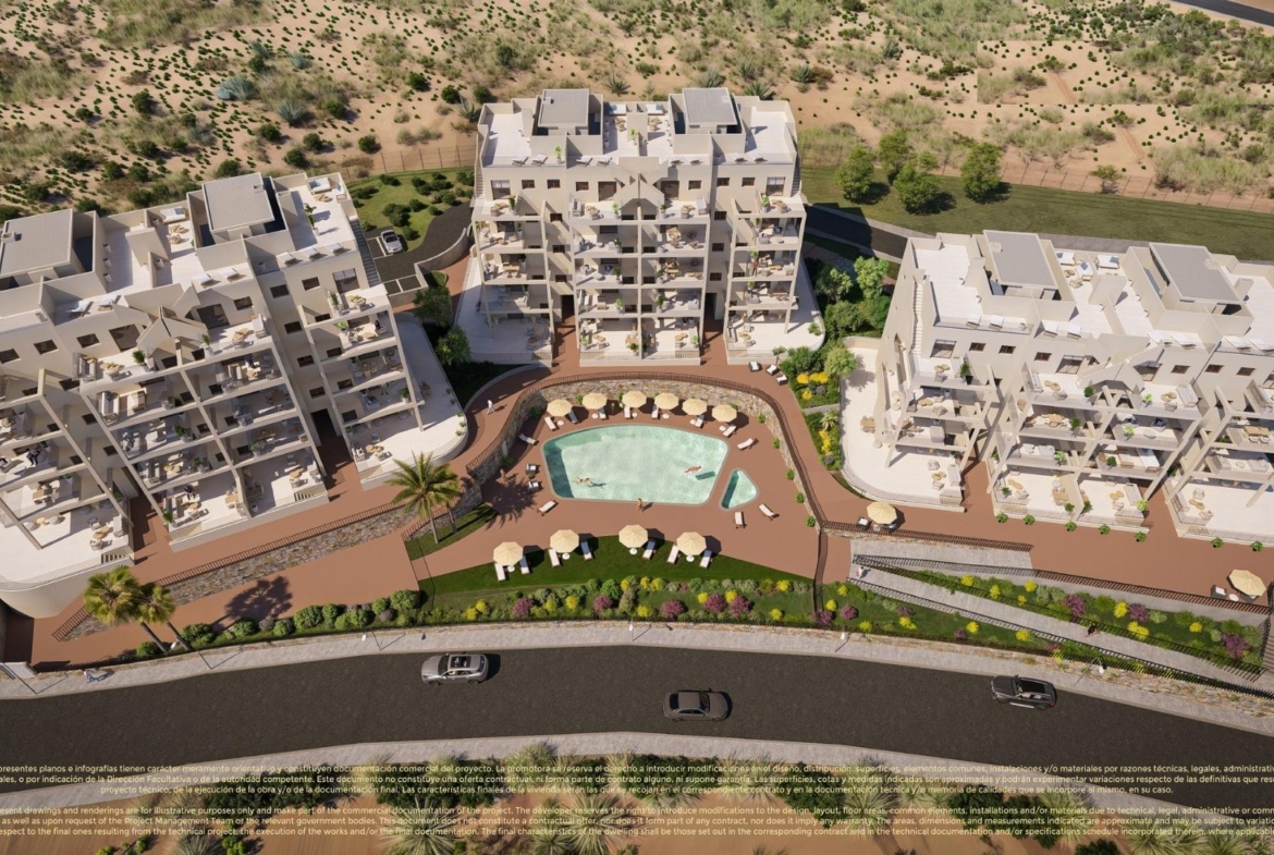 New Build 3 bedroom Apartments for Sale in Corvera Hills Golf, Murcia