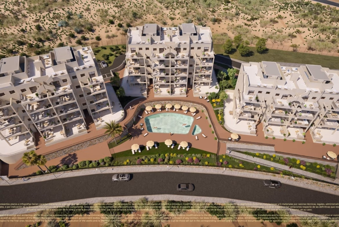New-Build-Apartments-and-Semi-Detached-Villas-in-Corvera-Hills-Golf-Murcia-3 New Build 2 and 3 bedroom Apartments for Sale in Corvera Hills Golf, Murcia, Spain