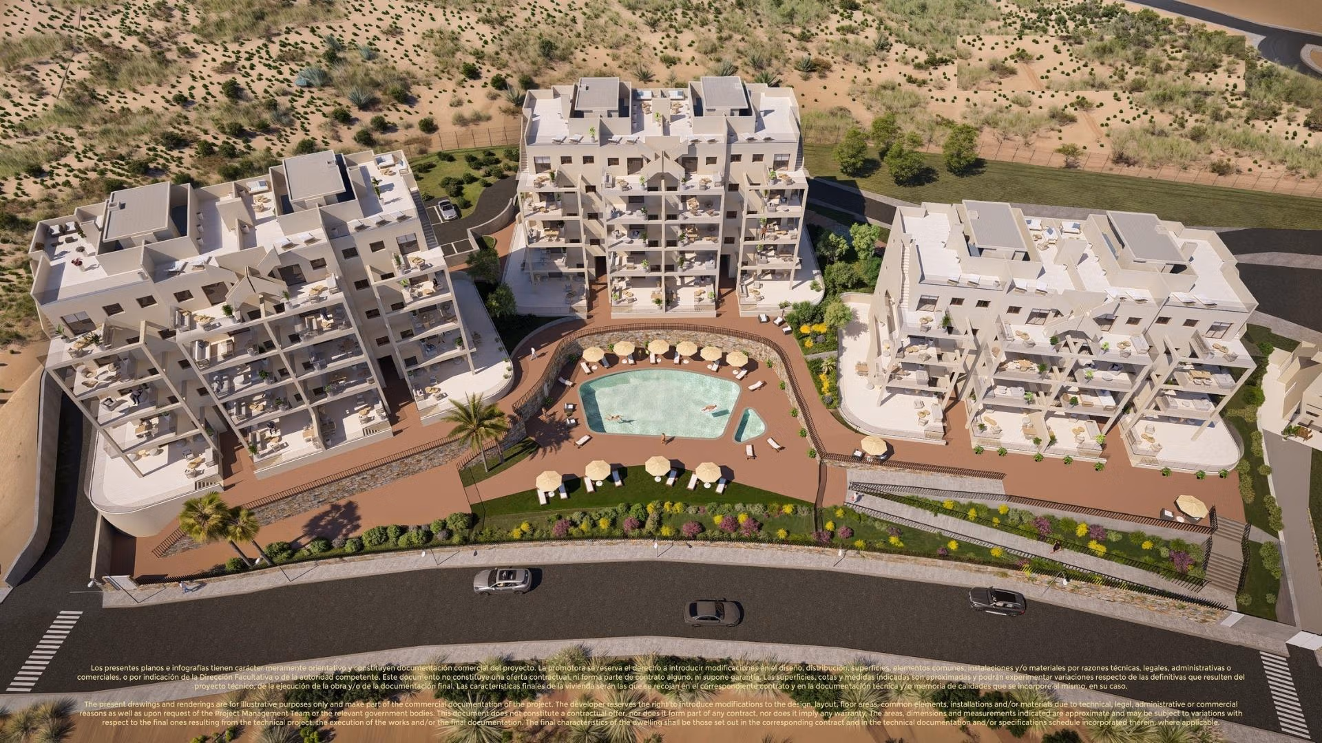 New-Build-Apartments-and-Semi-Detached-Villas-in-Corvera-Hills-Golf-Murcia-3 New Build 2 and 3 bedroom Apartments for Sale in Corvera Hills Golf, Murcia, Spain