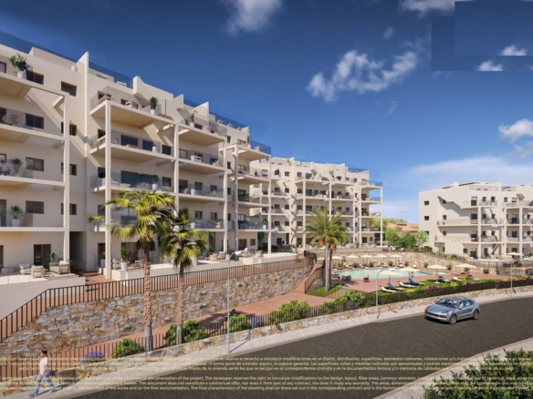 Apartamentos nuevos de 2 y 3 habitaciones en venta en Corvera Hills Golf, Murcia, España