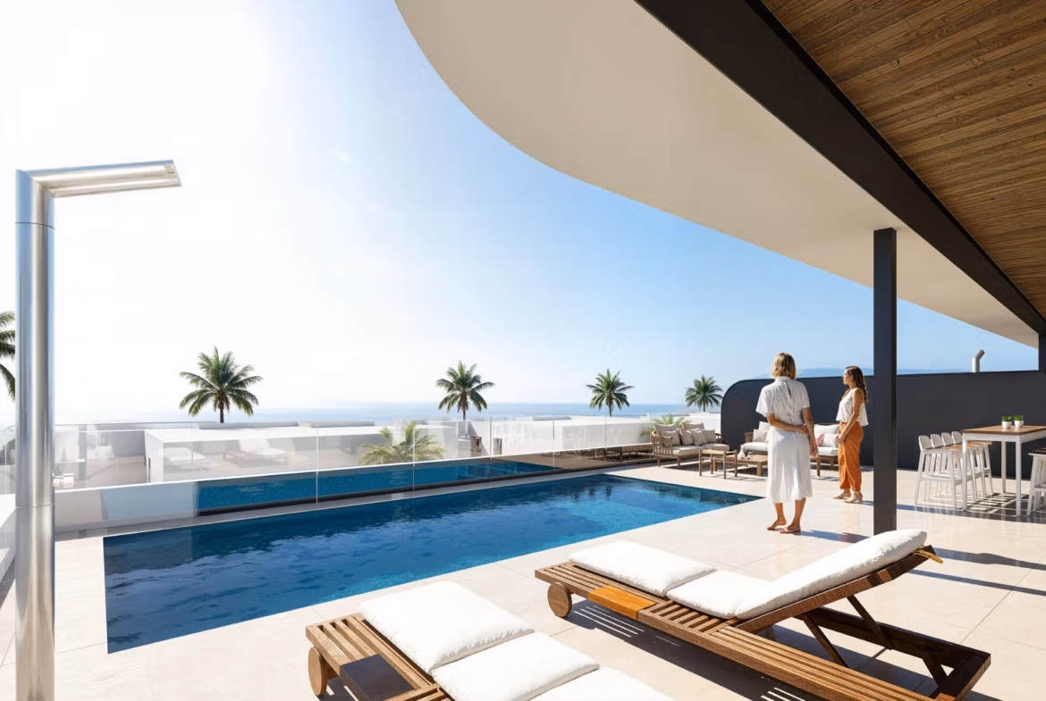 Second Phase: New Build 2 and 3 bedroom frontline golf Apartments for Sale in La Serena Golf, Los Alcázares