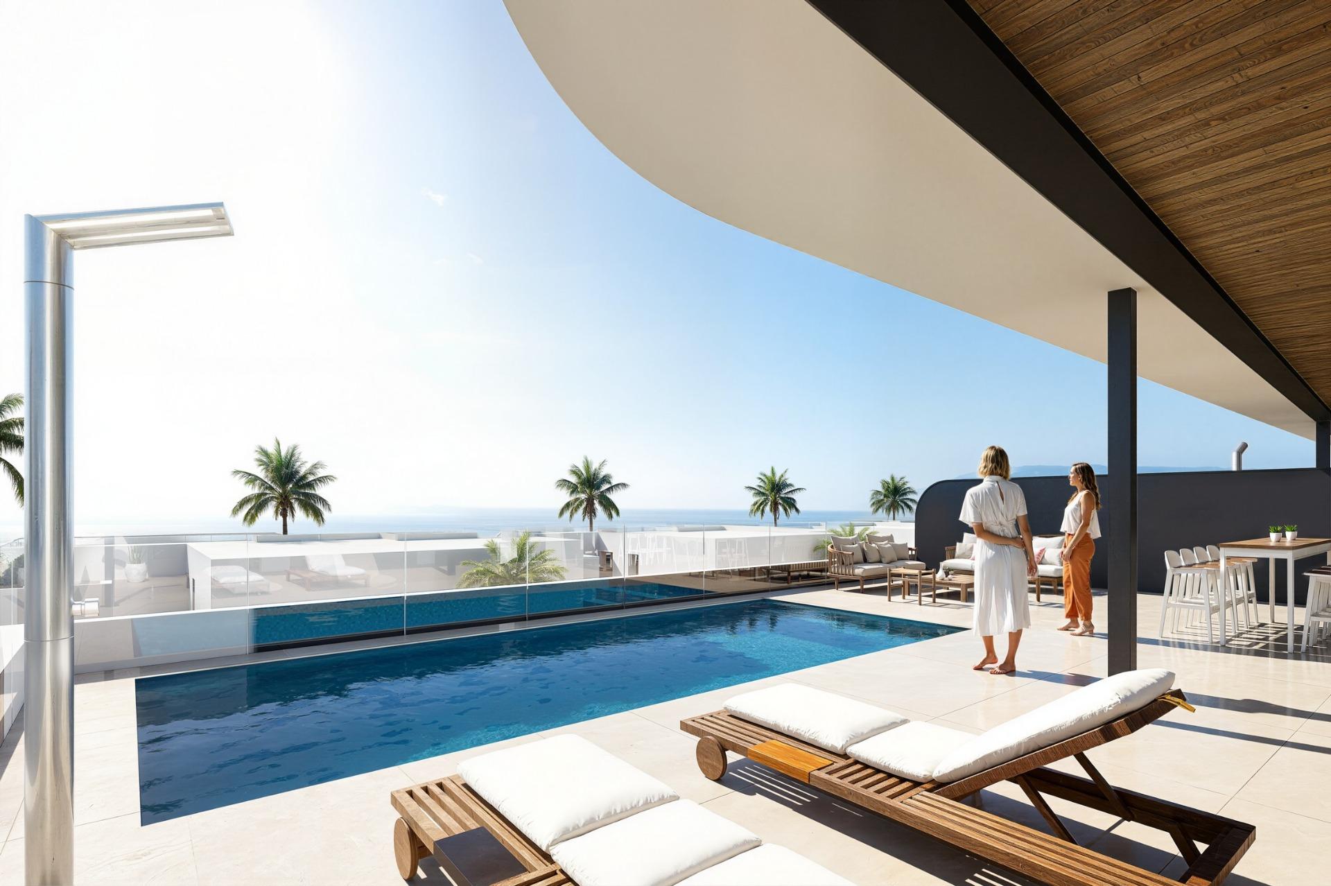 New-Build-Golf-Front-Apartments-and-Villas-in-La-Serena-Golf-Los-Alcazares-12 Second Phase: New Build 2 and 3 bedroom frontline golf Apartments for Sale in La Serena Golf, Los Alcázares