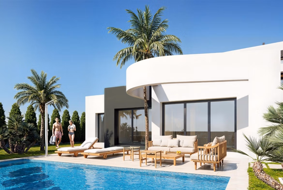Second Phase: New Build 2 and 3 bedroom frontline golf Apartments for Sale in La Serena Golf, Los Alcázares