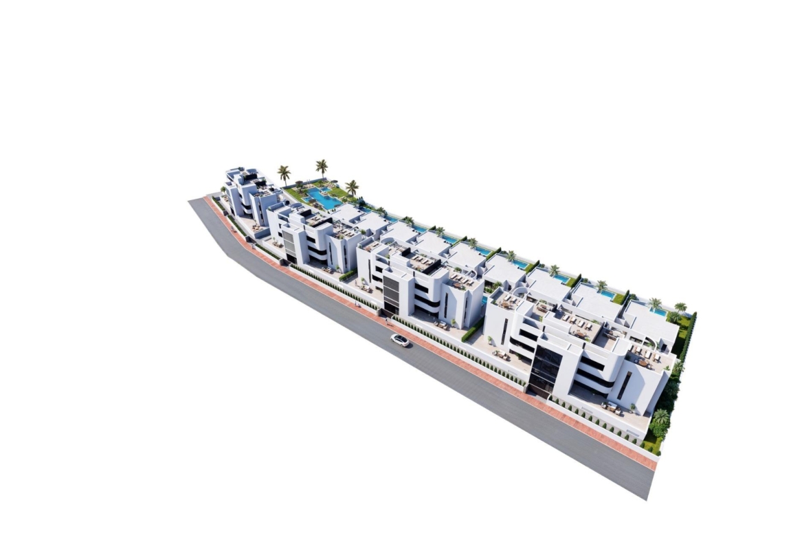 Second Phase: New Build 2 and 3 bedroom frontline golf Apartments for Sale in La Serena Golf, Los Alcázares