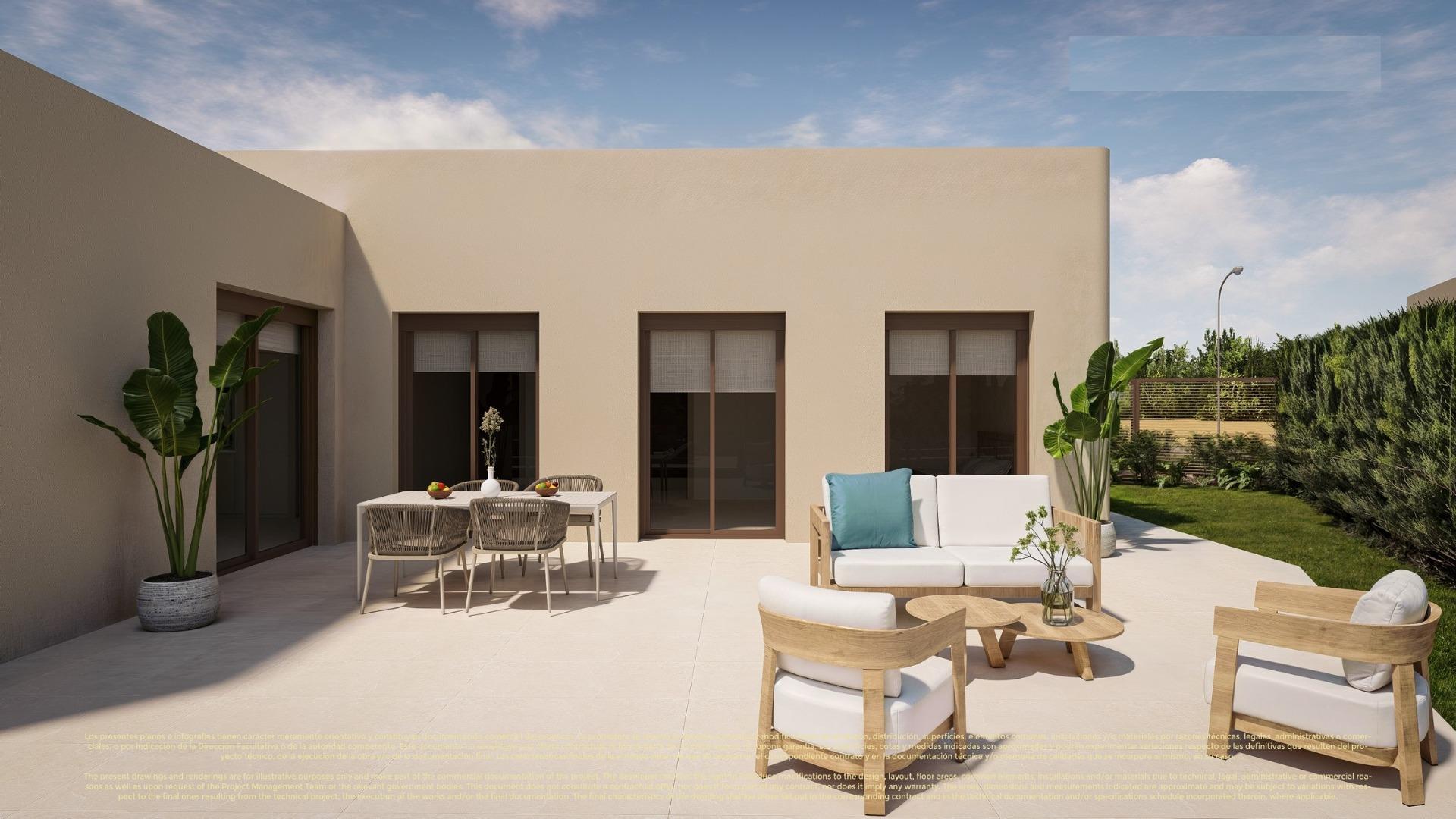 New Build 4 bedroom Frontline Golf Villas with Private Pool for Sale in Corvera Hills, Murcia