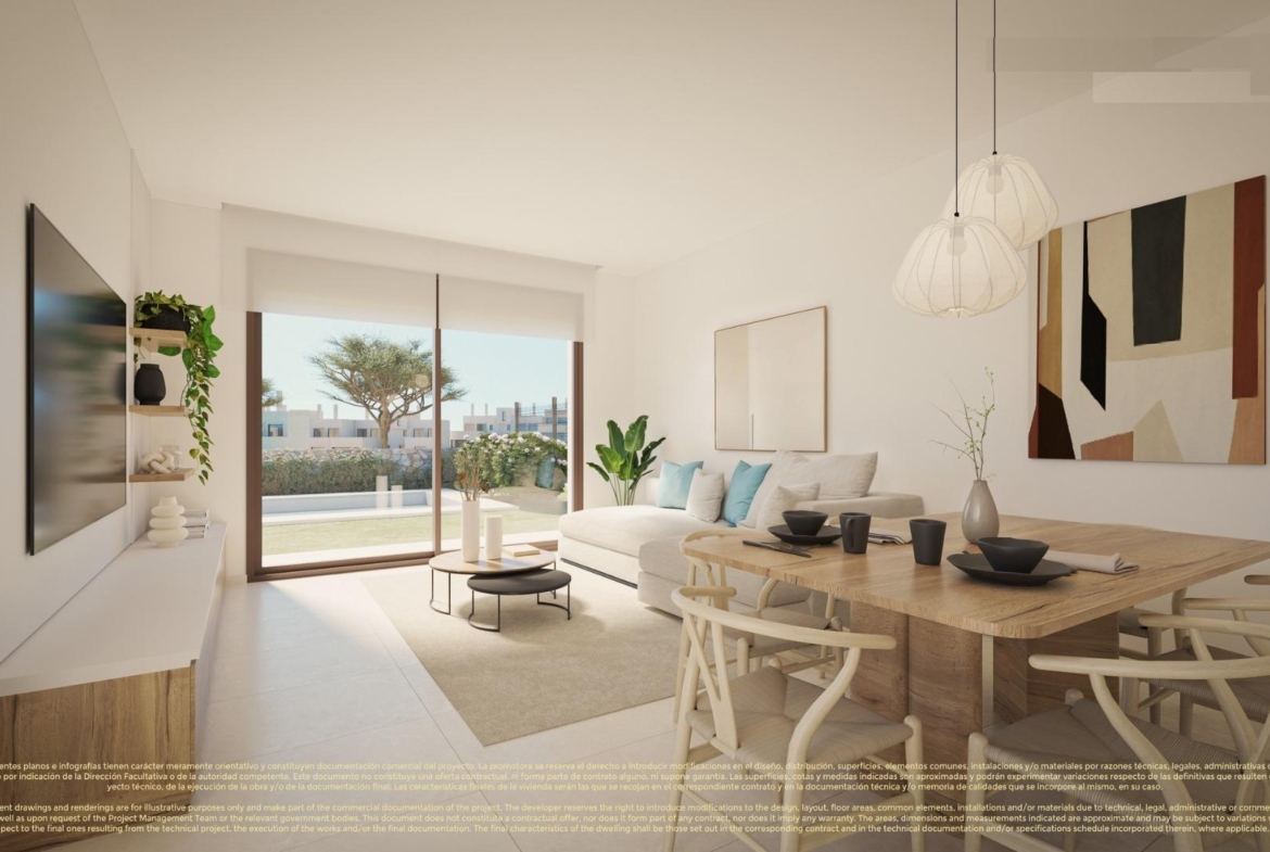 New Build 3 bedroom Frontline Golf Villas with Private Pool for Sale in Corvera Hills, Murcia