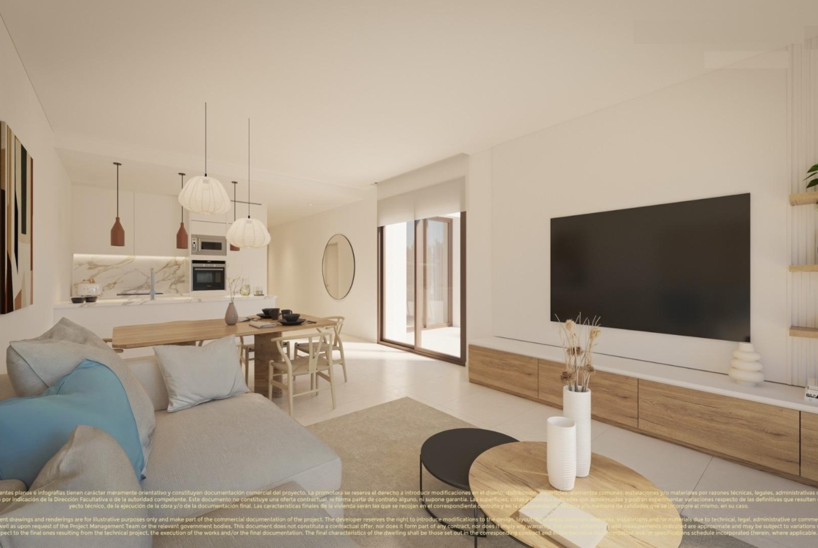 New Build 3 bedroom Frontline Golf Villas with Private Pool for Sale in Corvera Hills, Murcia