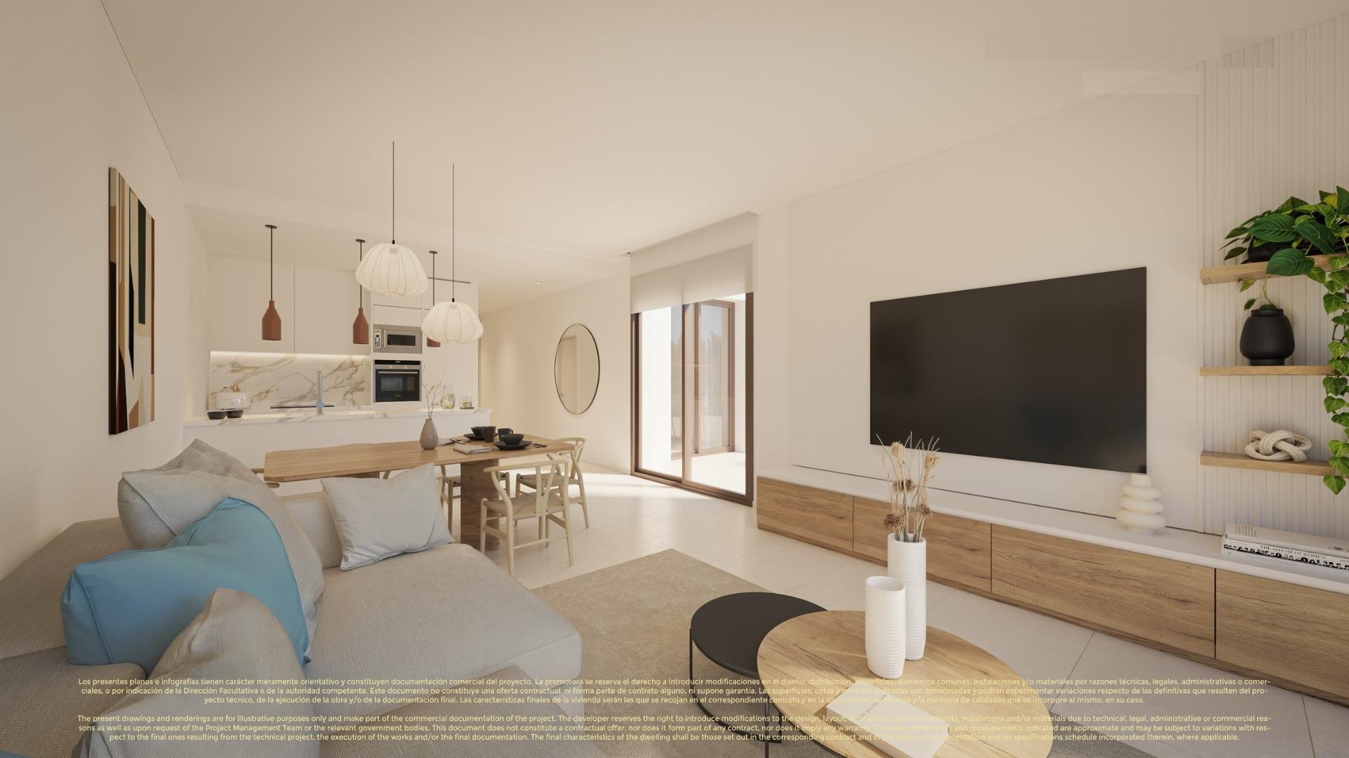 New Build 3 bedroom Frontline Golf Villas with Private Pool for Sale in Corvera Hills, Murcia