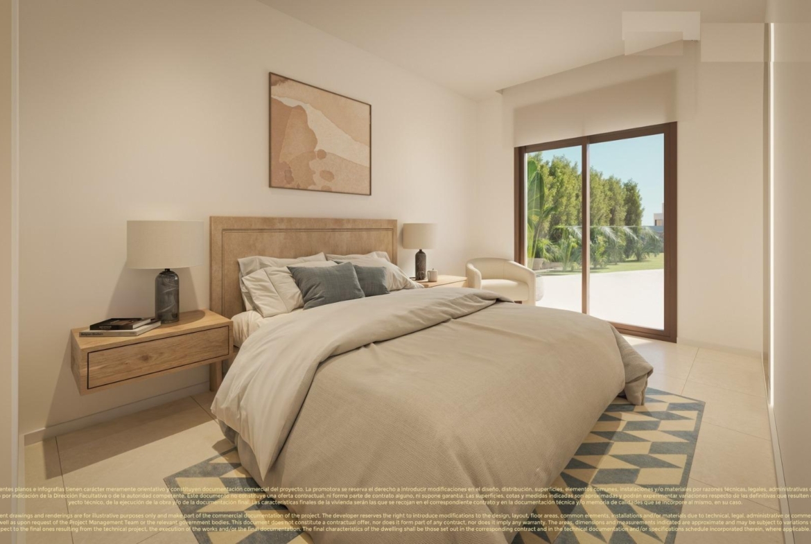 New Build 3 bedroom Frontline Golf Villas with Private Pool for Sale in Corvera Hills, Murcia