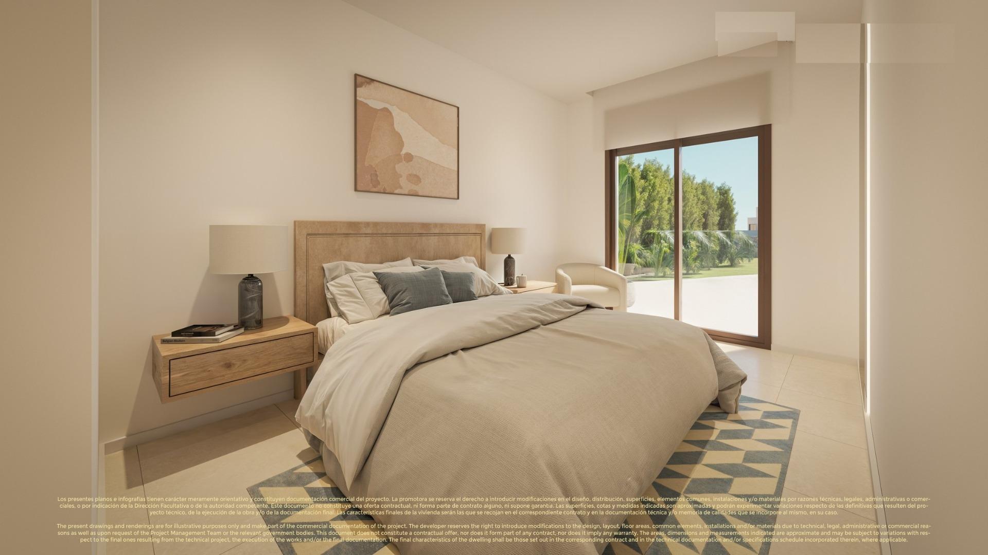 New Build 3 bedroom Frontline Golf Villas with Private Pool for Sale in Corvera Hills, Murcia