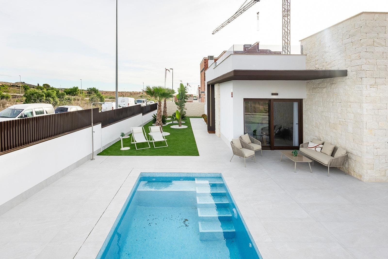 Modern New Build Semi-Detached Villas with Private Pool for Sale in Vistabella Golf Resort, Orihuela