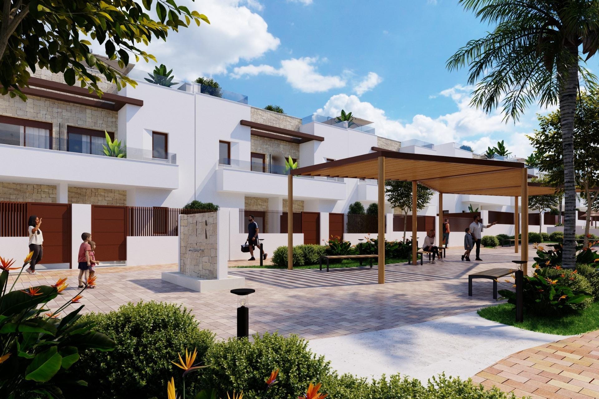 Stylish New Build Townhouses with Solarium for Sale in Vistabella Golf Resort, Orihuela
