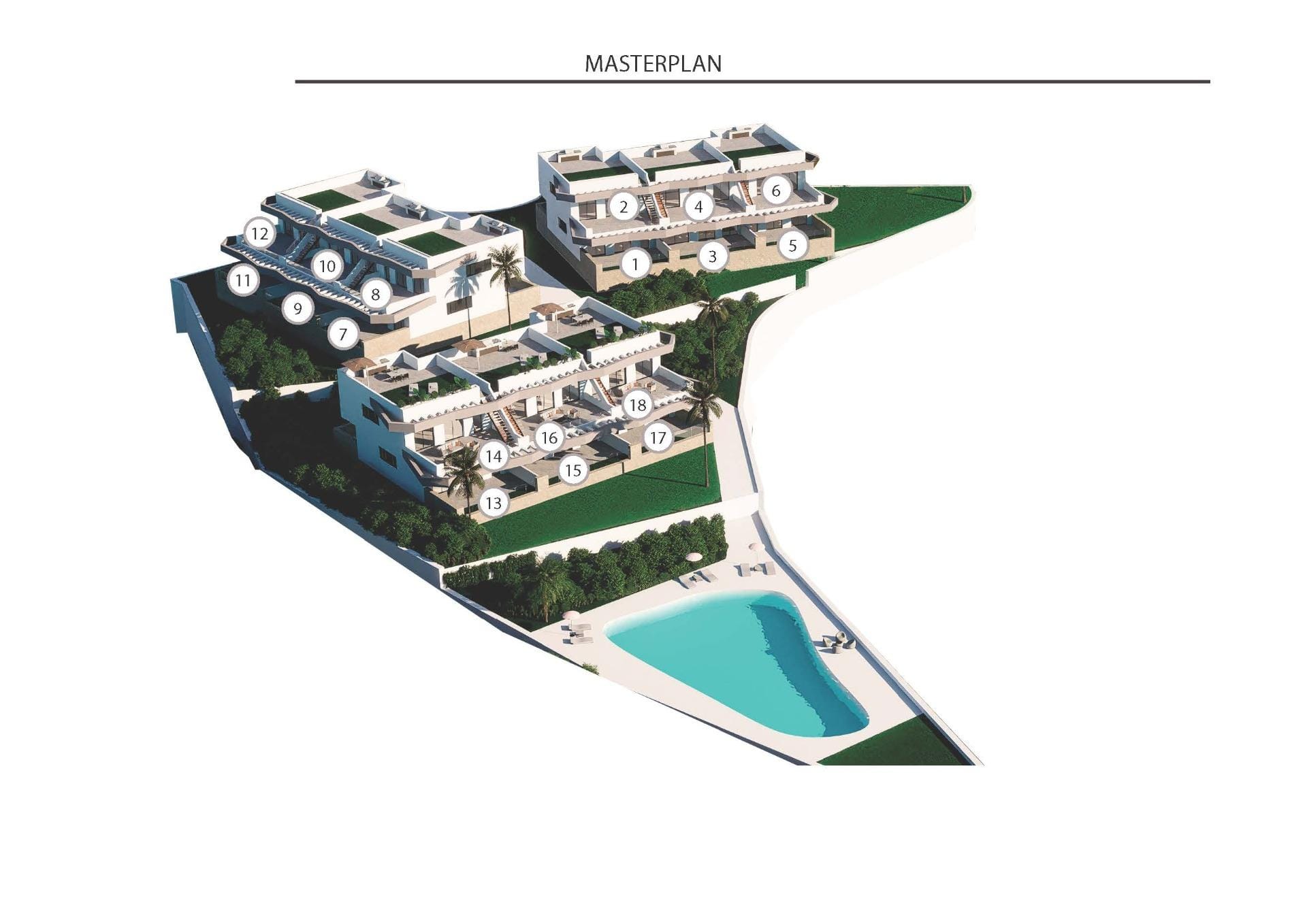 Elegant New Build 3 Bedroom Ground Floor Bungalow with Sea Views for Sale in Finestrat, Costa Blanca