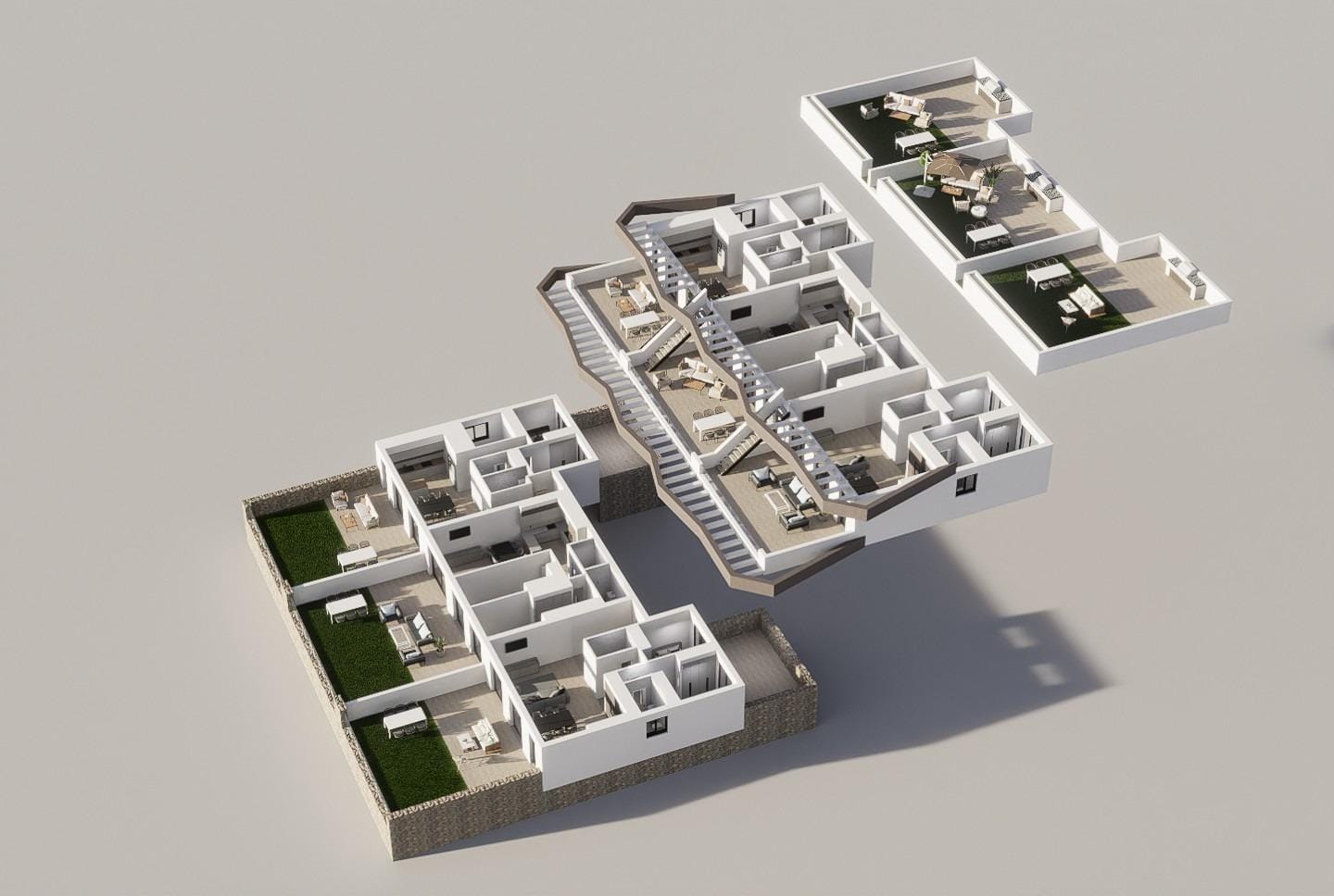 Elegant New Build 3 Bedroom Ground Floor Bungalow with Sea Views for Sale in Finestrat, Costa Blanca