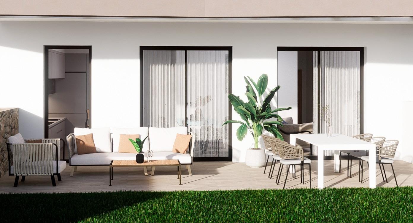 Elegant New Build 3 Bedroom Ground Floor Bungalow with Sea Views for Sale in Finestrat, Costa Blanca