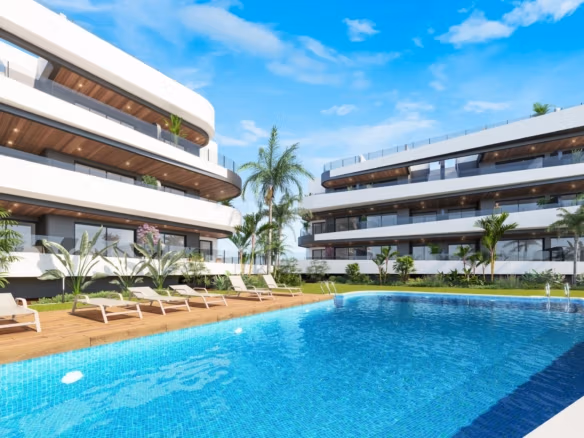 Первый этап: новые квартиры с 2 и 3 спальнями на продажу в La Serena Golf, Лос-Алькасарес