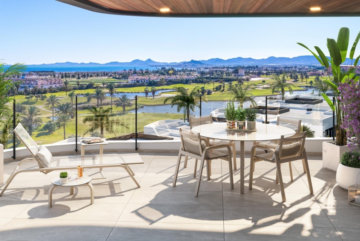 First Phase: New Build 2 and 3 bedroom Apartments for Sale in La Serena Golf, Los Alcázares