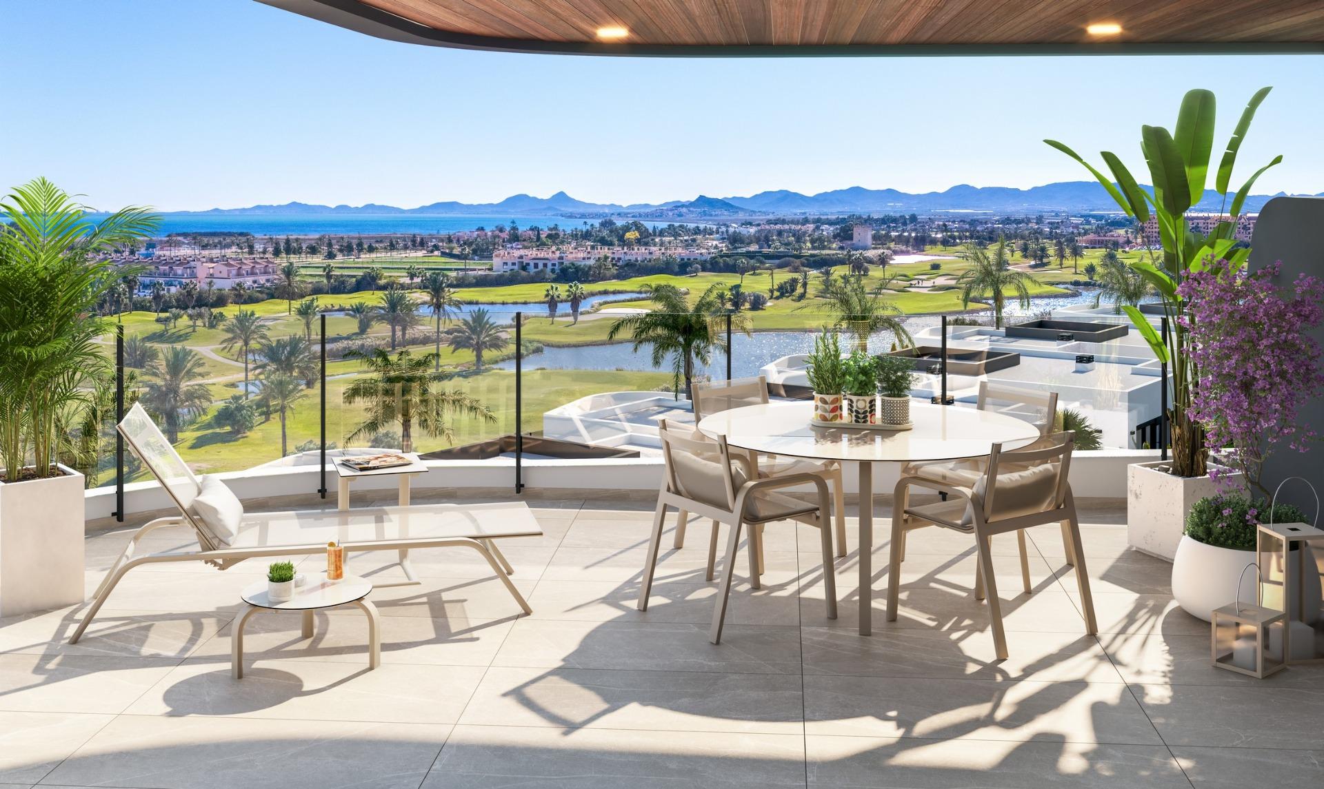 First Phase: New Build 2 and 3 bedroom Apartments for Sale in La Serena Golf, Los Alcázares