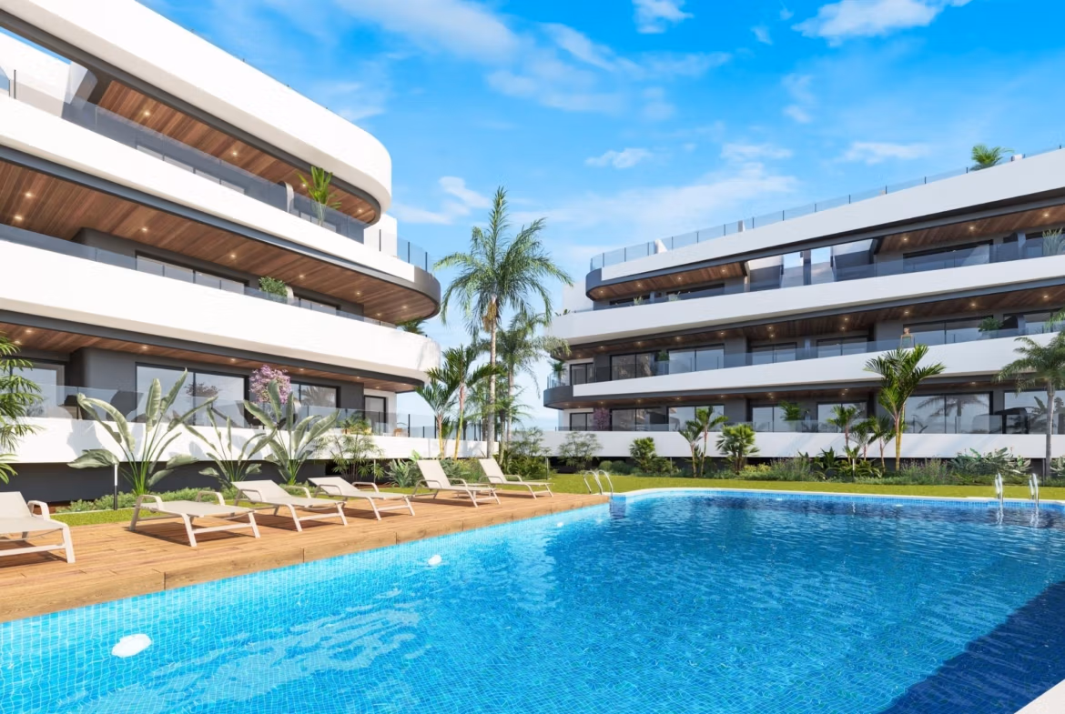 First Phase: New Build 2 and 3 bedroom Apartments for Sale in La Serena Golf, Los Alcázares