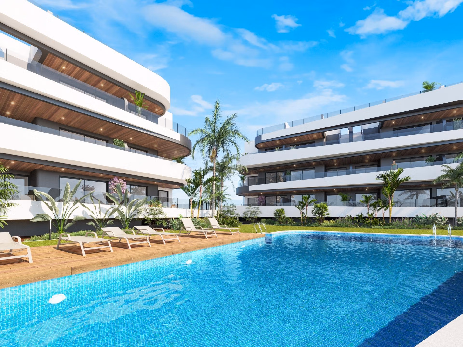 First Phase: New Build 2 and 3 bedroom Apartments for Sale in La Serena Golf, Los Alcázares